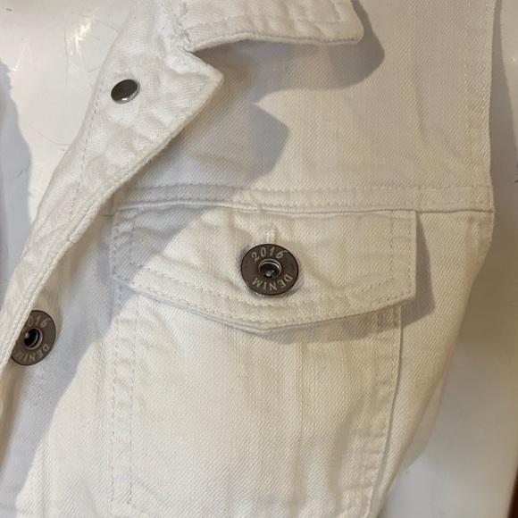 Parasuco Off-White Denim Vest - Picture 2 of 5